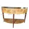 Bàn Console Bán Nguyệt BCS004 Veneer Nu