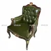 Sofa Đơn Louis XIV - ArmChair Louis XIV Bọc Da Bò LIA001