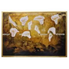 Tranh Hoa Loa Kèn Vẽ Xuôi