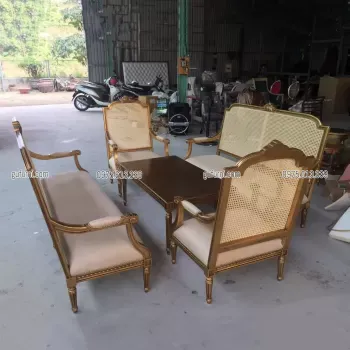 Bộ Sofa Tân Cổ Điển Đan Mây SFB08