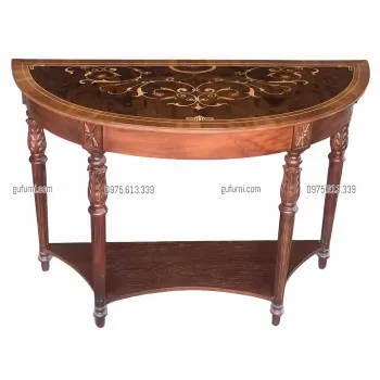 Bàn Console Hình Bán Nguyệt INLAY MAQUYTRY