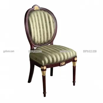 Ghế Louis XVI King Chair Bọc Vải | Gufurni.com | Ghế Louis 16