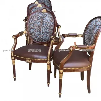 Ghế Louis XVI King Chair Có Tay LI0012