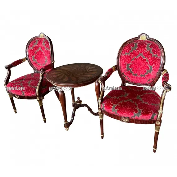 Ghế Louis XVI Arm Chair Có Tay LI0036