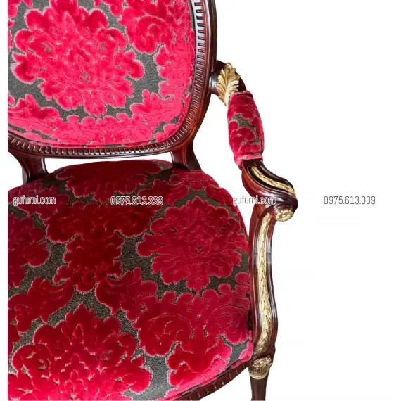 Ghế Louis XVI Arm Chair Có Tay LI0036