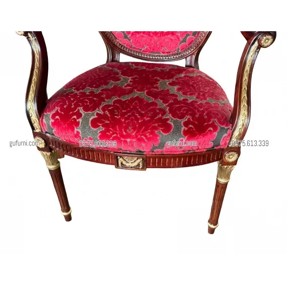 Ghế Louis XVI Arm Chair Có Tay LI0036