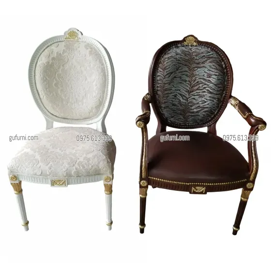 Ghế Louis XVI Arm Chair Có Tay LI0037