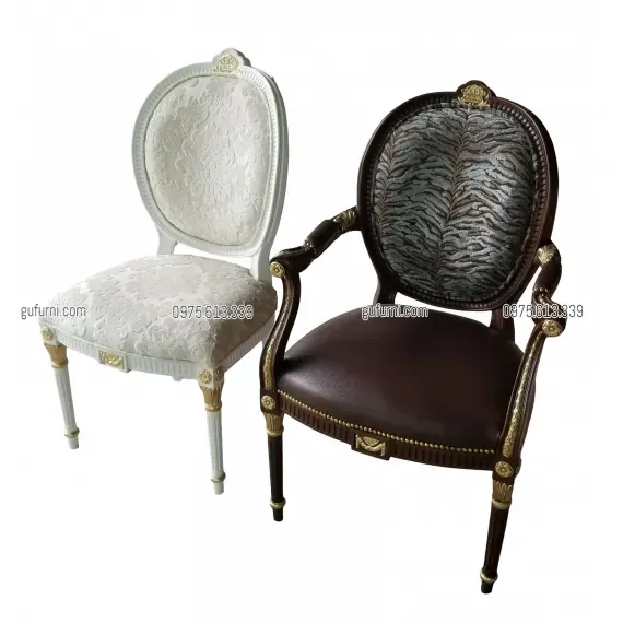 Ghế Louis XVI Arm Chair Có Tay LI0037