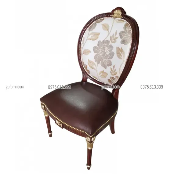 Ghế Louis XVI King Chair Bọc Vải LIK001a