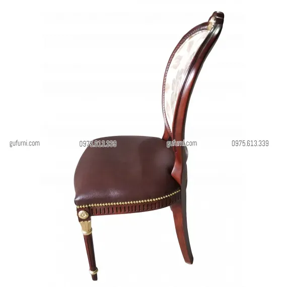 Ghế Louis XVI King Chair Bọc Vải LIK001a