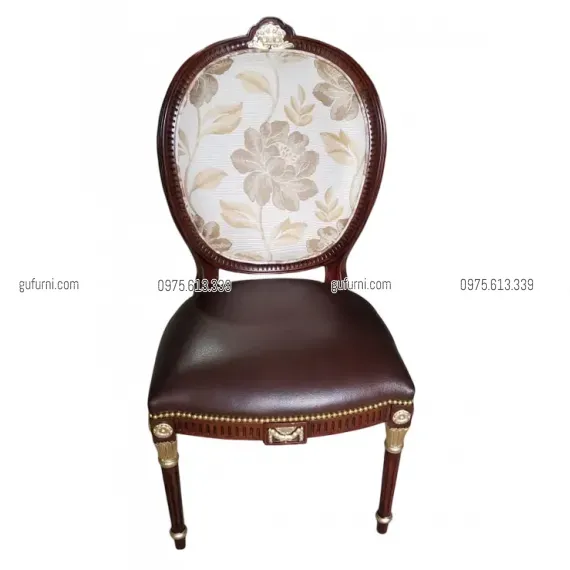 Ghế Louis XVI King Chair Bọc Vải LIK001a