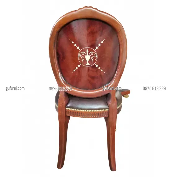 Ghế Louis XVI King Chair Bọc Vải LIK001b