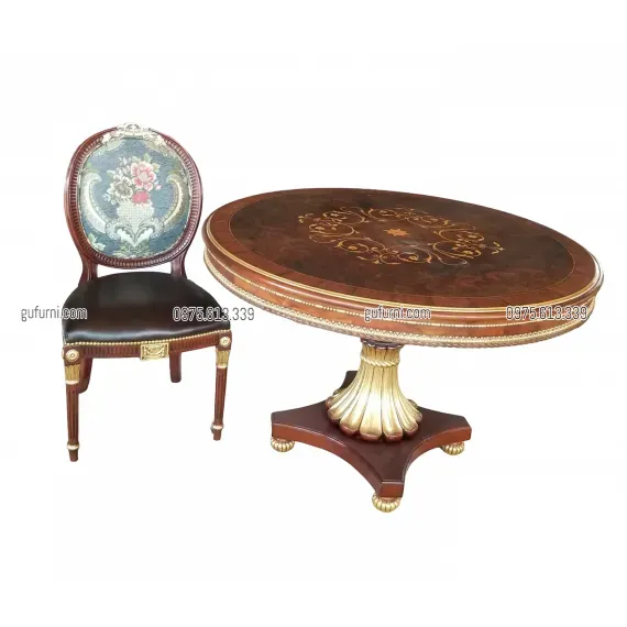 Ghế Louis XVI King Chair Bọc Vải LIK001b