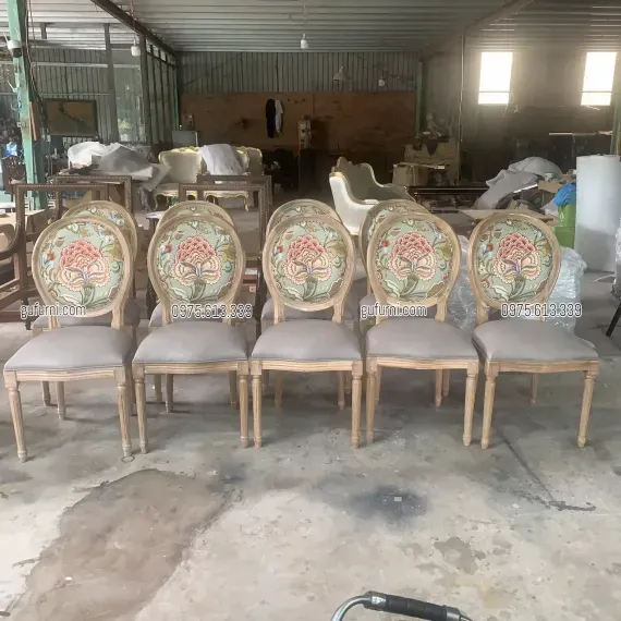 Ghế Louis XVI Gỗ ASH - GFN055