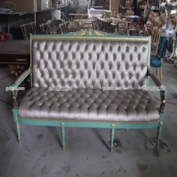 Sofa Thiên Thần Đúc Bằng Đồng Nguyên Khối 3 Chỗ