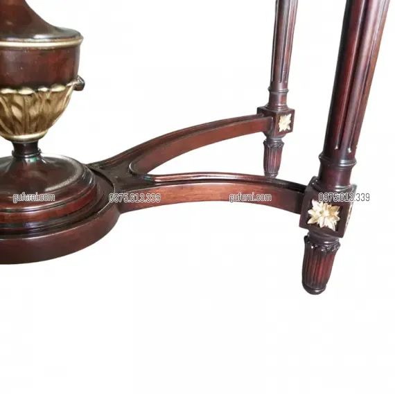 Bàn Console Bán Nguyệt BCS003 Màu Walnut