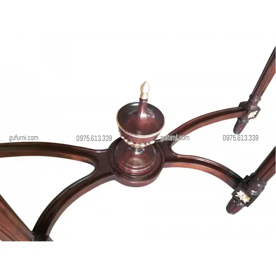 Bàn Console Bán Nguyệt BCS003 Màu Walnut