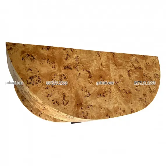 Bàn Console Bán Nguyệt BCS004 Veneer Nu