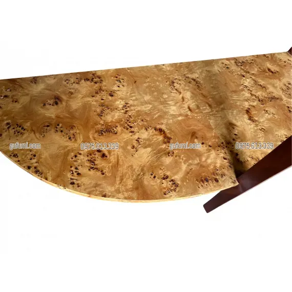 Bàn Console Bán Nguyệt BCS004 Veneer Nu