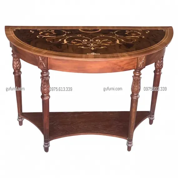Bàn Console Hình Bán Nguyệt INLAY MAQUYTRY