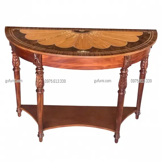 Bàn Console Hình Bán Nguyệt INLAY MAQUYTRY