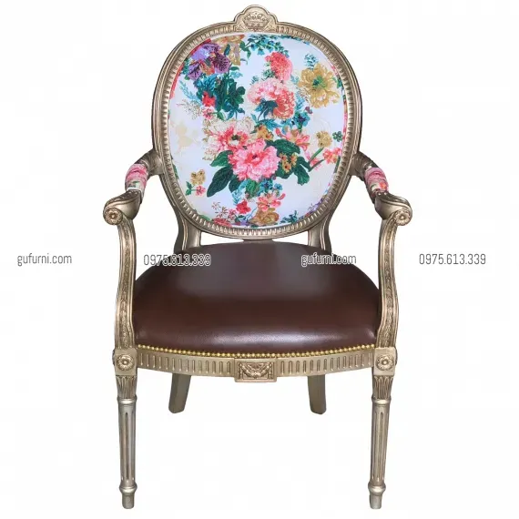 Ghế Louis XVI King Chair Có Tay LI0012