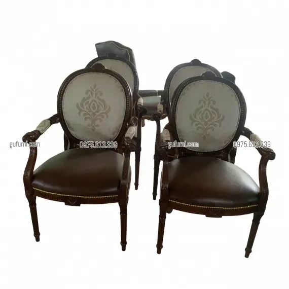 Ghế Louis XVI King Chair Có Tay LI0012