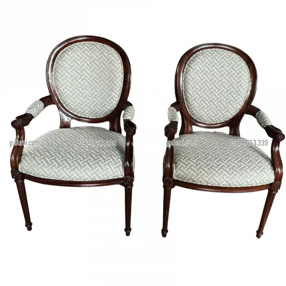 Ghế Louis XVI Arm Chair Có Tay LI0031