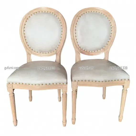 Ghế Louis XVI Không Tay LI0030 Gỗ ASH