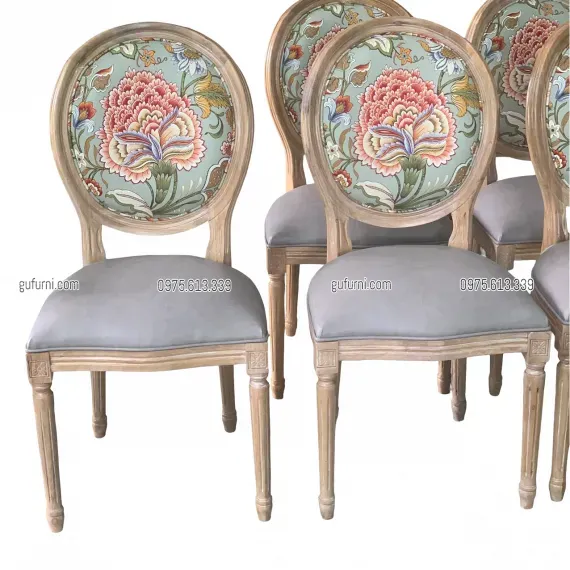 Ghế Louis XVI Không Tay LI0030 Gỗ ASH
