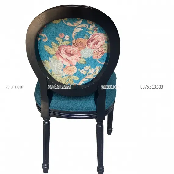 Ghế Louis XVI Không Tay Tựa Lưng Tròn | Gufurni.com | Ghế Louis 16