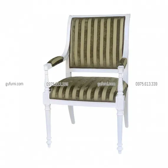 Ghế Louis XVI Theon Có Tay Bọc Vải