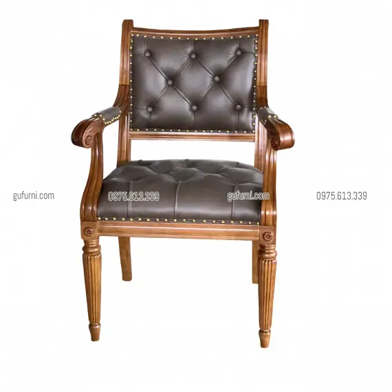Ghế Northcote Louis XVI Có Tay | Gufurni.com | Ghế Louis 16