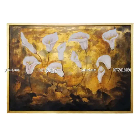 Tranh Hoa Loa Kèn Vẽ Xuôi