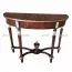 Bàn Console Bán Nguyệt BCS003 Màu Walnut