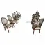 Ghế Louis XVI ArmChair Có Tay Bọc Vải JR Da Trăn