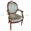 Ghế Louis XVI ArmChair Có Tay Bọc Vải JR Da Trăn