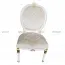 Ghế Louis XVI Không Tay Màu Trắng LI0032