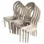 Ghế Louis XVI Không Tay Tựa Mây LI0026
