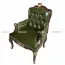 Sofa Đơn Louis XIV - ArmChair Louis XIV Bọc Da Bò LIA001
